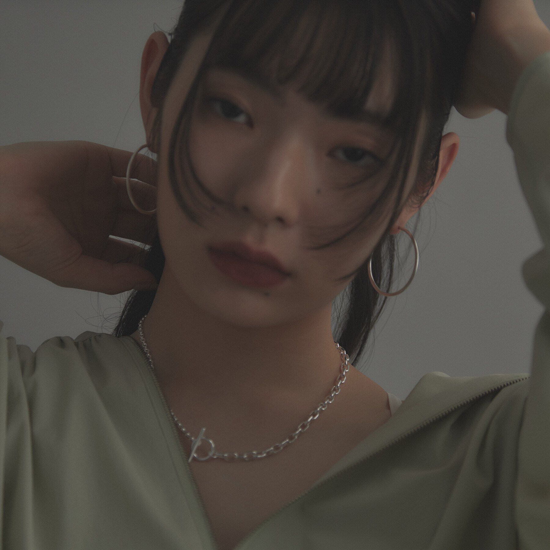 COCOSHNIK ONKITSCH「シルバー ソリッドフープピアスL」|ピアス|