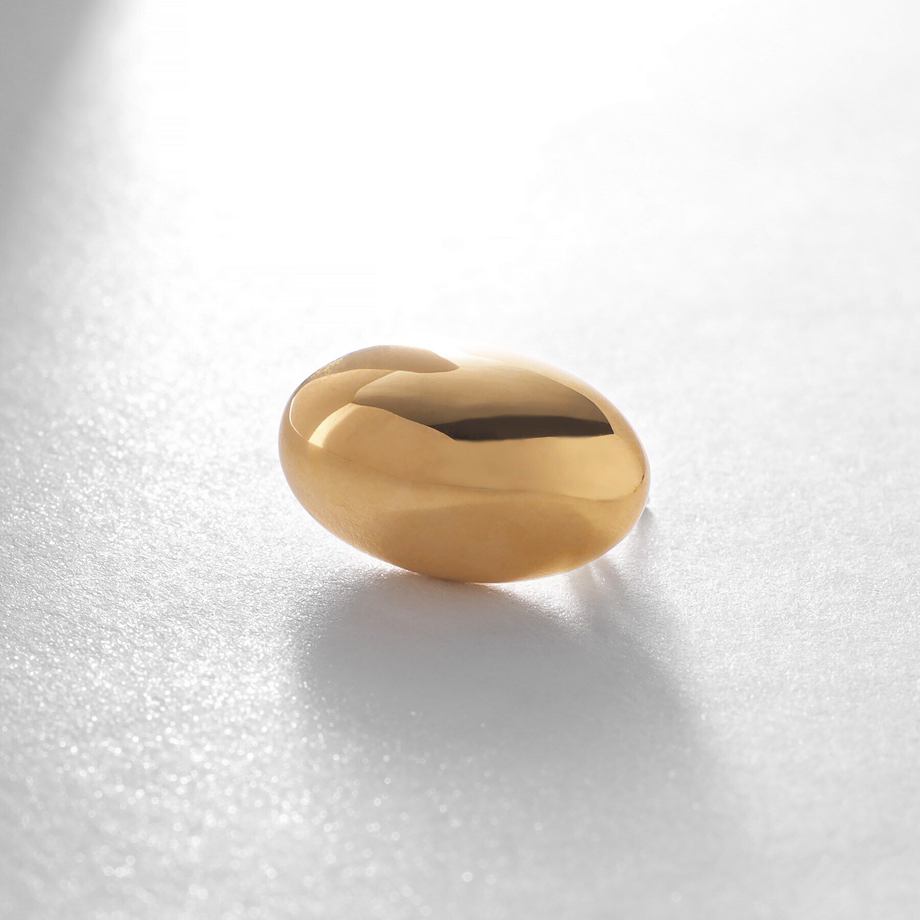 COCOSHNIK ONKITSCH「シルバー ホロウピアス オーバルスタッド GP」|ピアス|