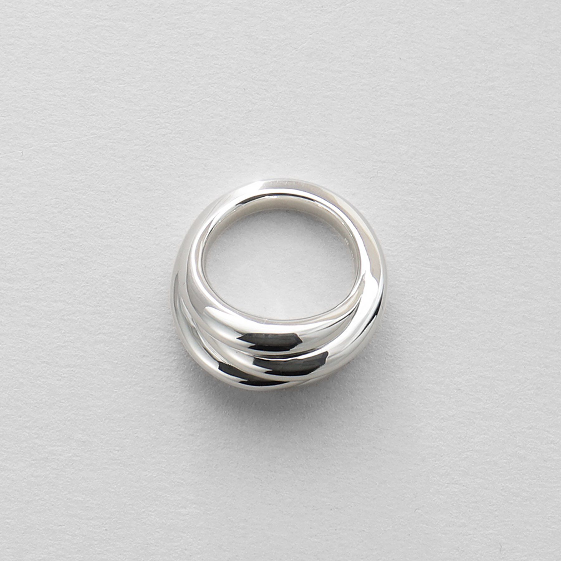 COCOSHNIK ONKITSCH「シルバー タングルドドームリング」|リング|