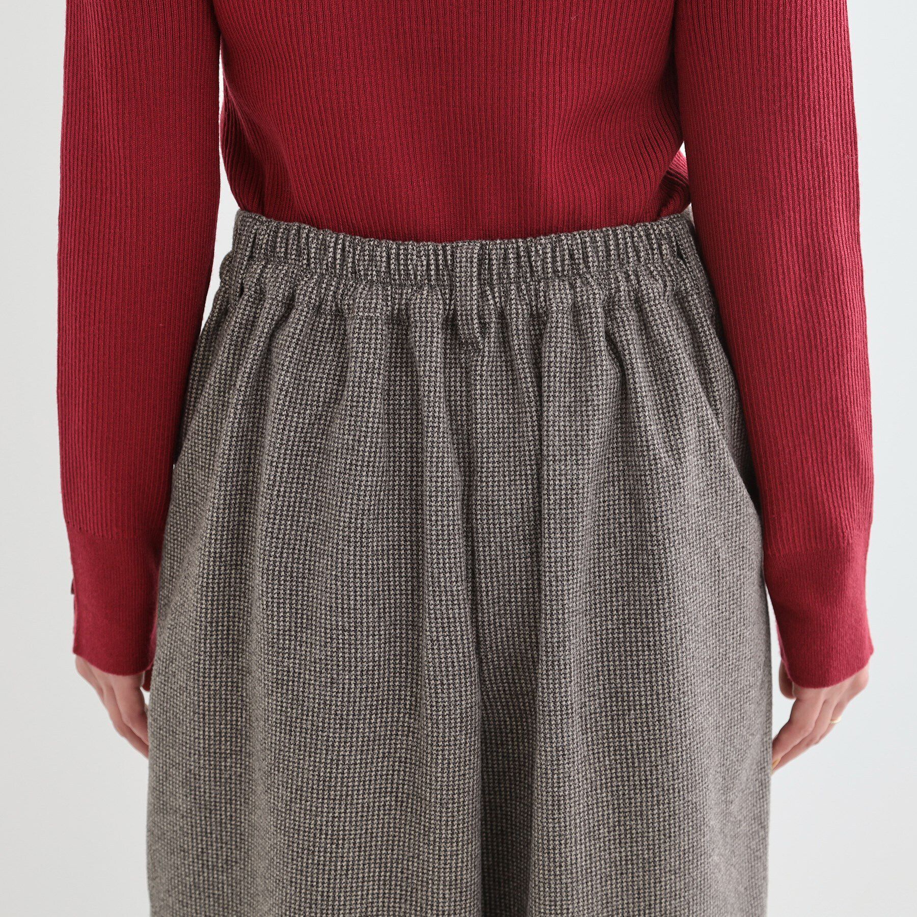 SHOO･LA･RUE「【S-LL】お尻や太ももをカバーしてくれる あったかガウチョパンツ」|その他|