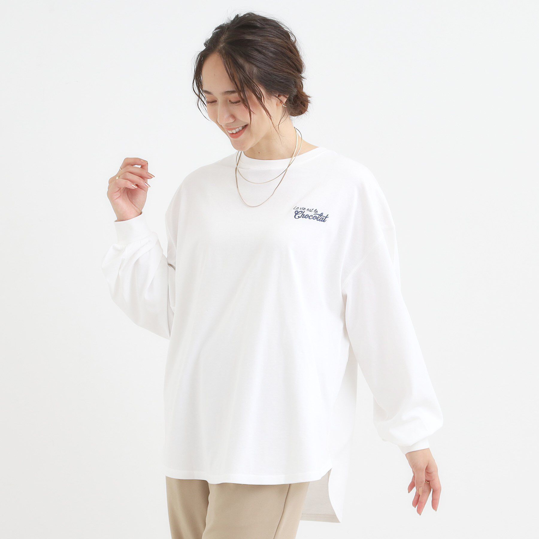 SHOO･LA･RUE「グラフィックアソート BIGロンT」|Tシャツ・カットソー|