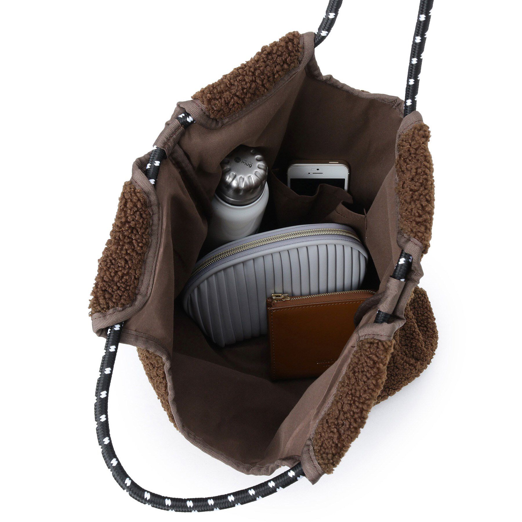 SHOO･LA･RUE「ボア刺繍アニマルコードトートバッグ」|トートバッグ|