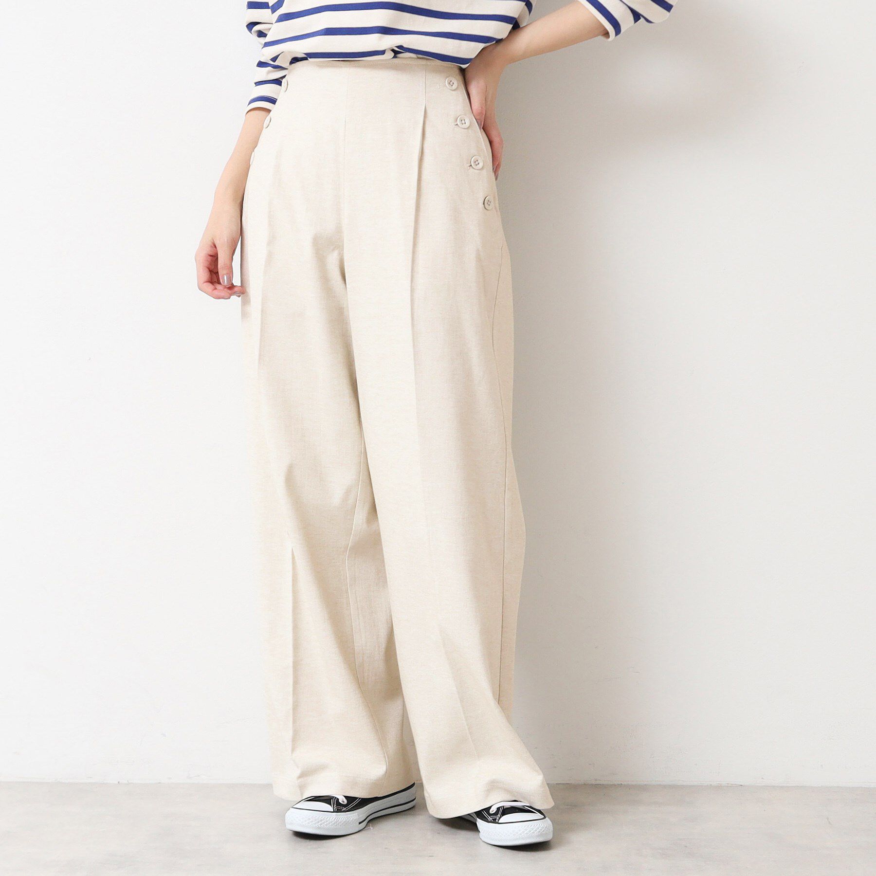 Dessin「【多機能】リネンブレンドマリンパンツ」|その他|