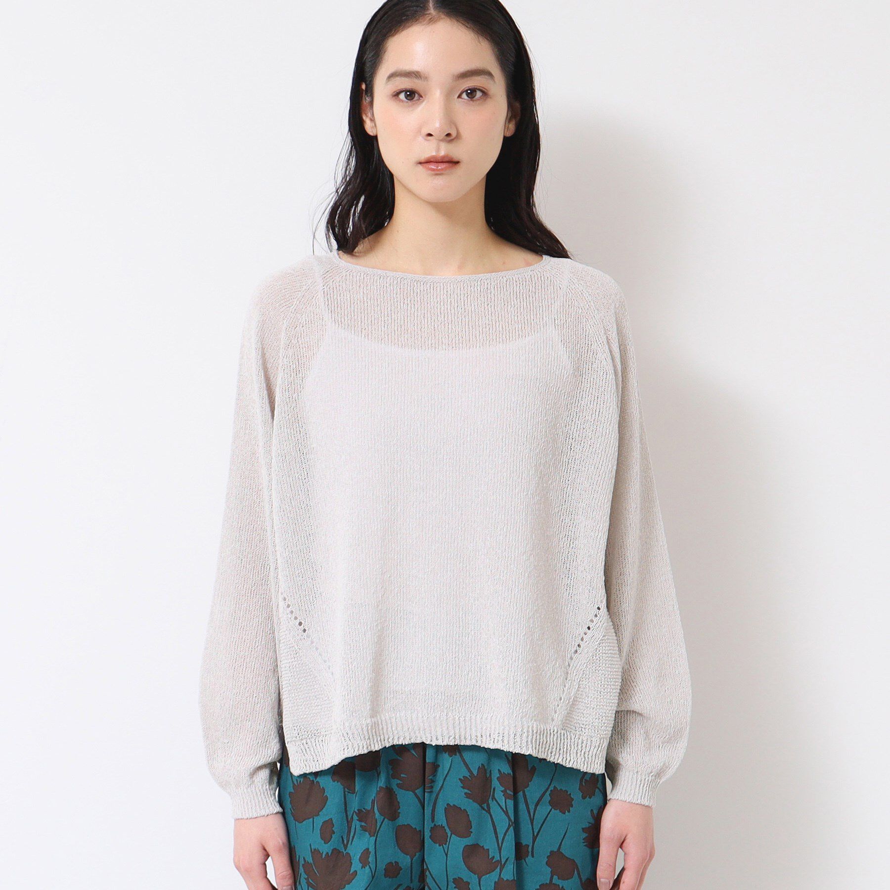 Dessin「【日本製・洗える】ホールガーメントシアーニット」|ニット・セーター|