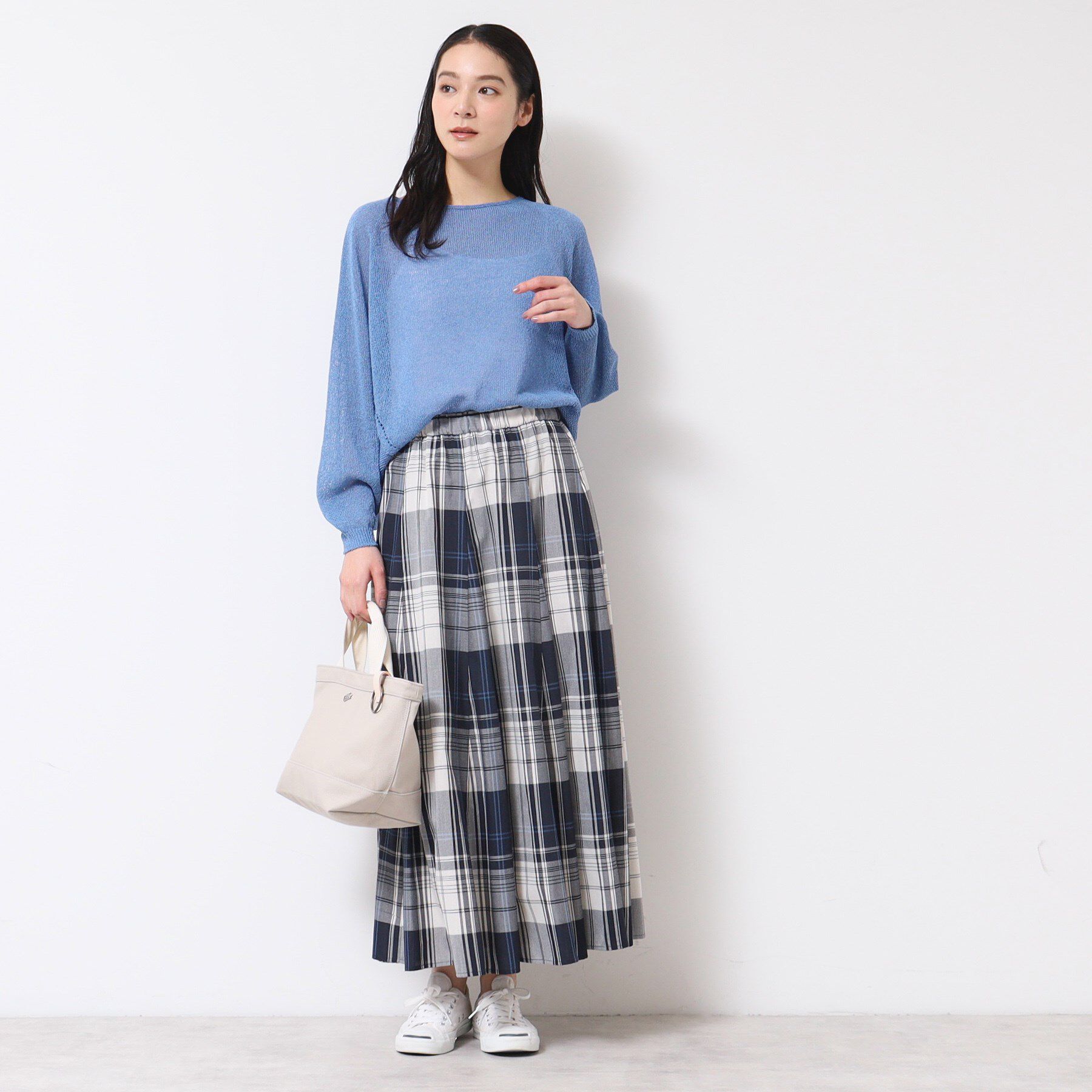 Dessin「【日本製・洗える】ホールガーメントシアーニット」|ニット・セーター|