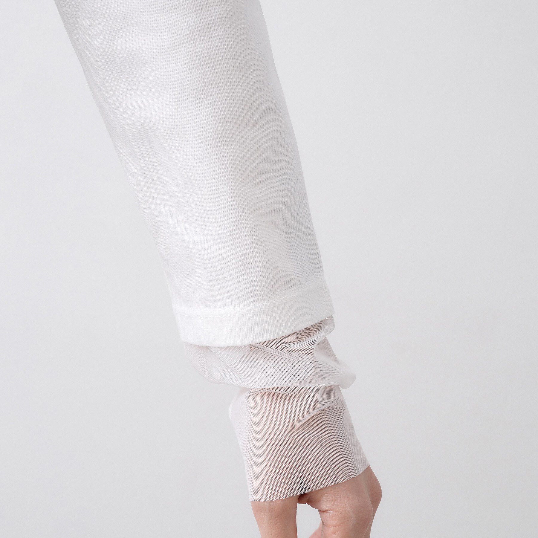 Dessin「【洗える】シアーチュールポイントカットソー」|Tシャツ・カットソー|