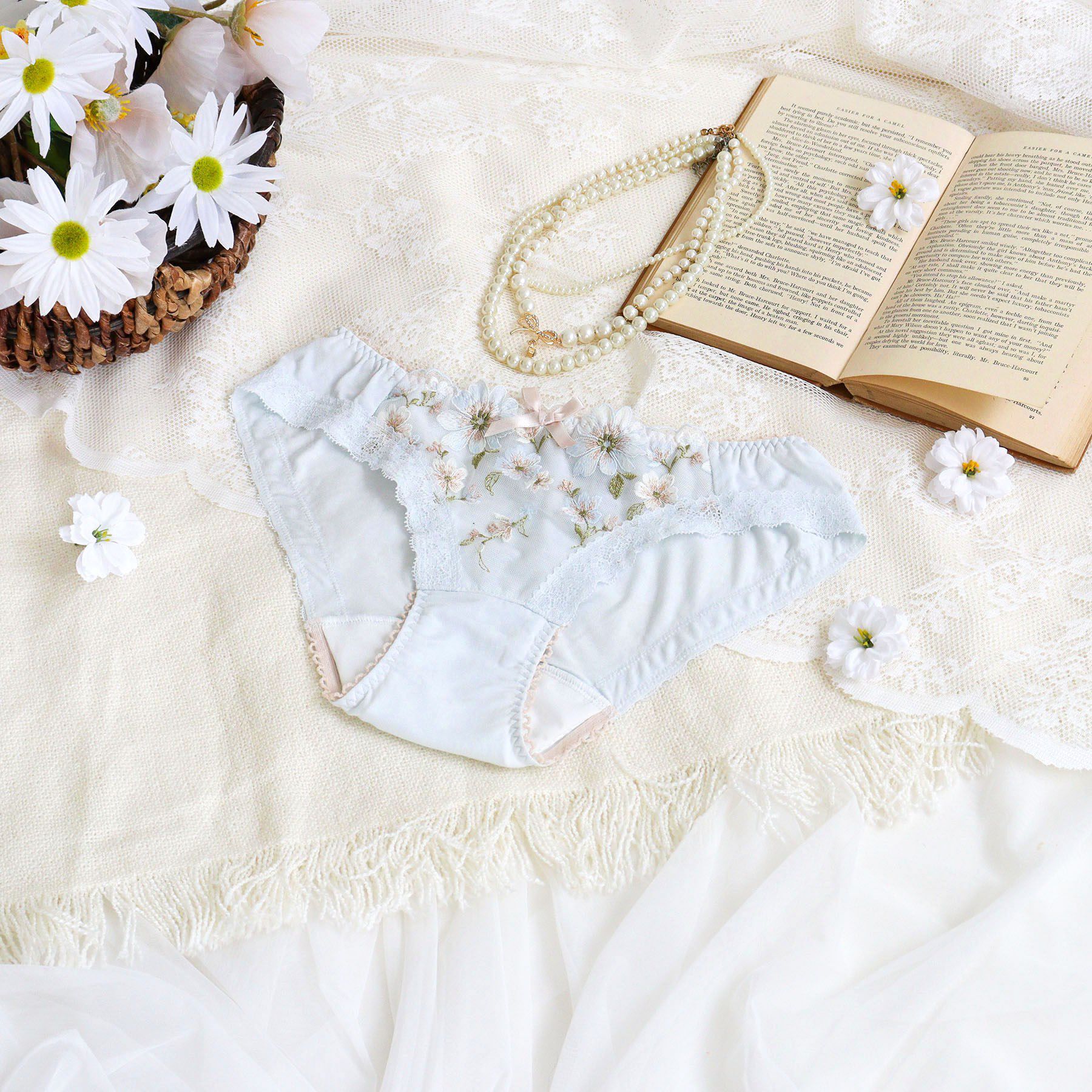 Risa Magli「アルマ サニタリー」|インナー|サックスブルー(09