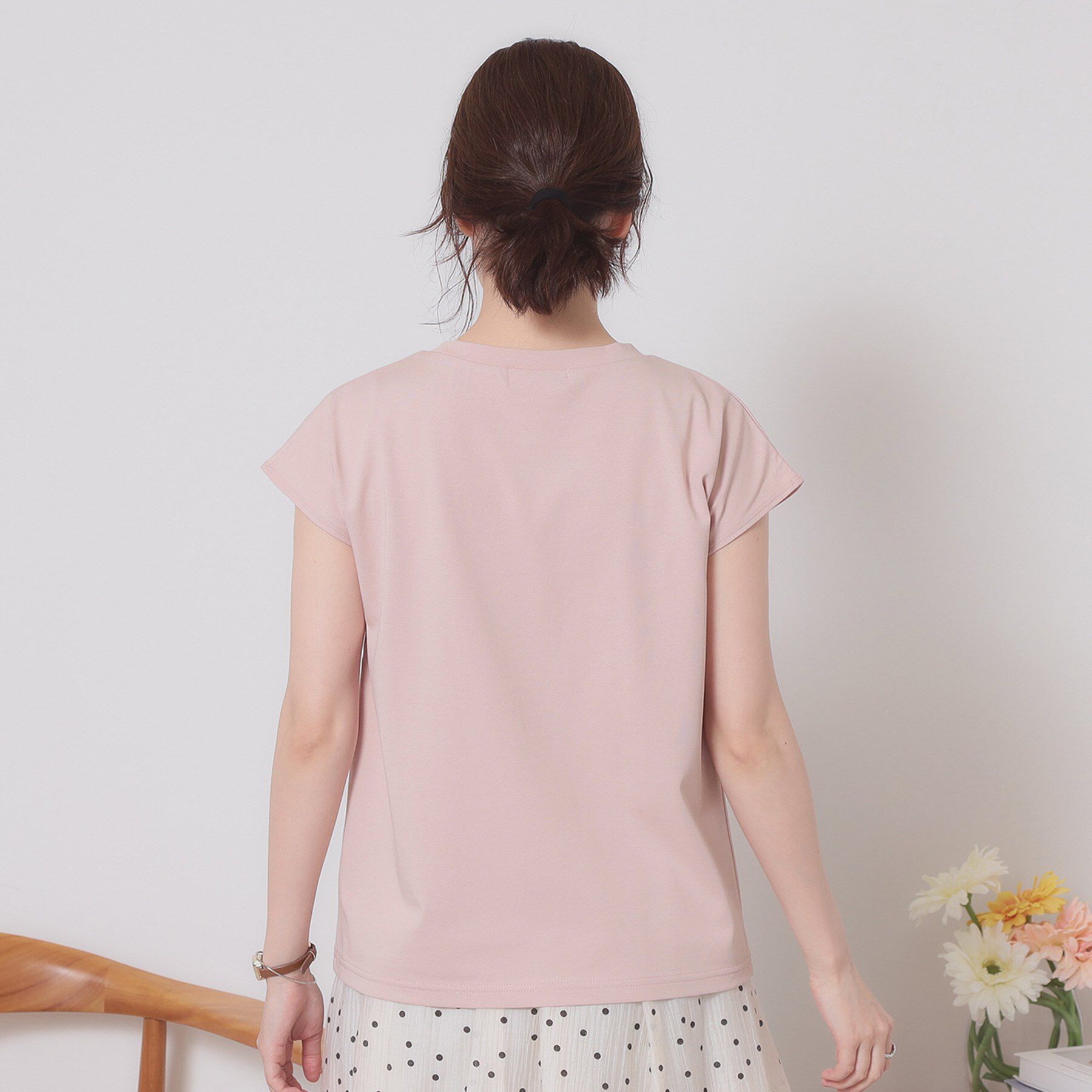 ITS&rsquo;DEMO「【手洗い可】フォトフレンチTシャツ」|Tシャツ・カットソー|