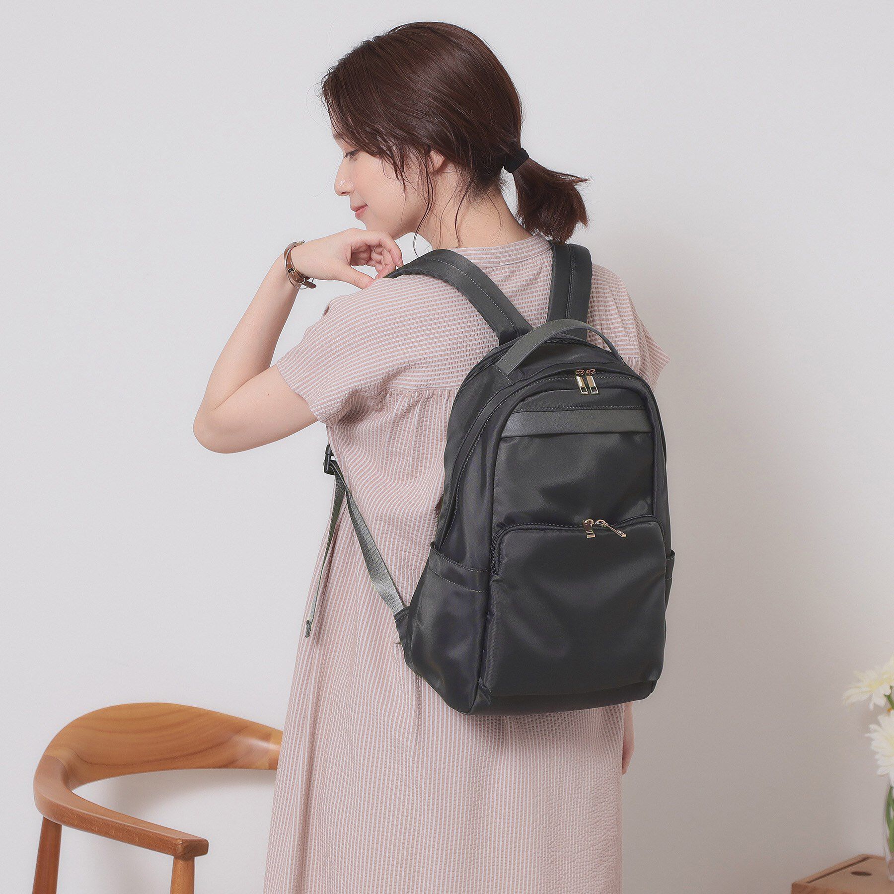 ITS&rsquo;DEMO「撥水13ポケットコンビリュック」|リュック|