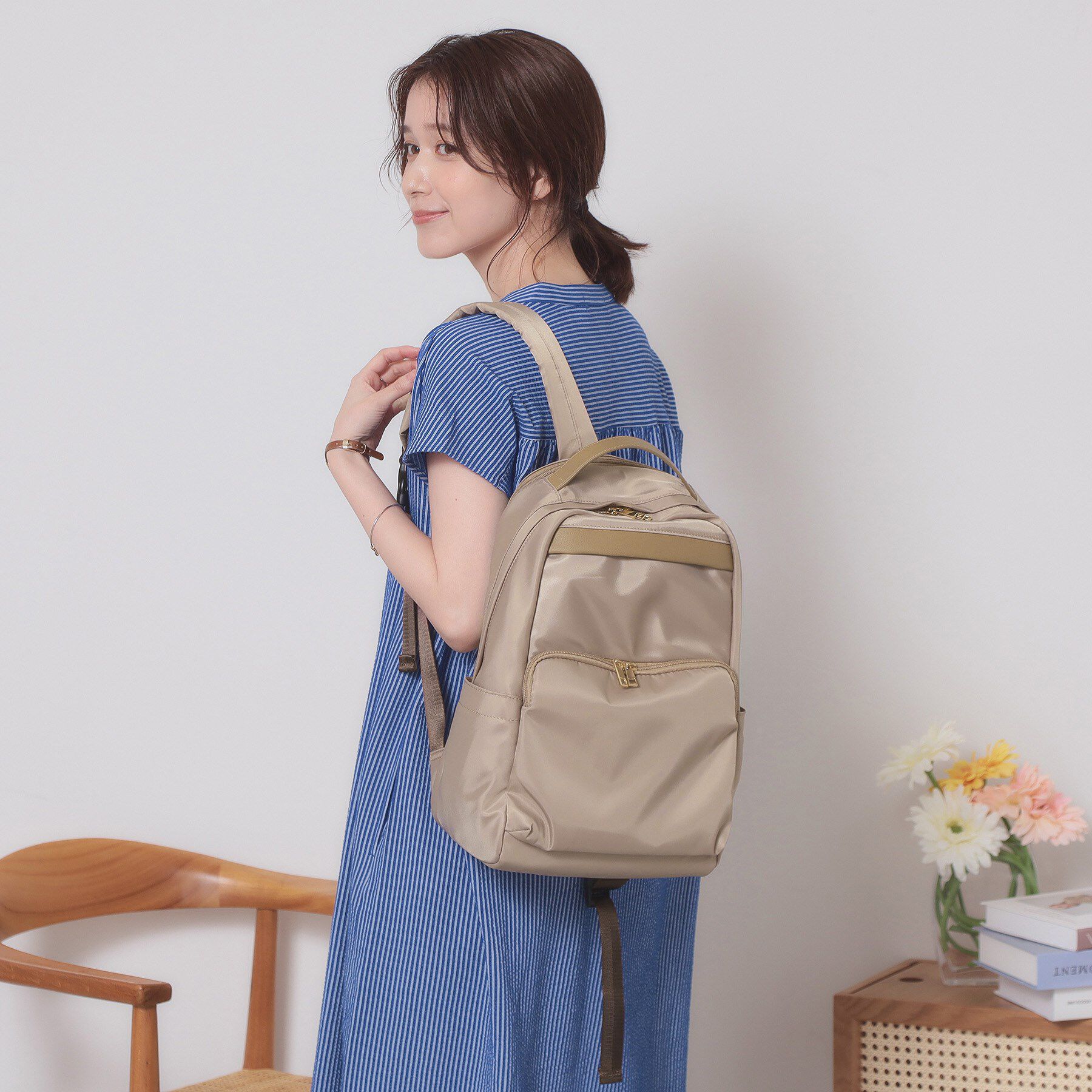 ITS&rsquo;DEMO「撥水13ポケットコンビリュック」|リュック|