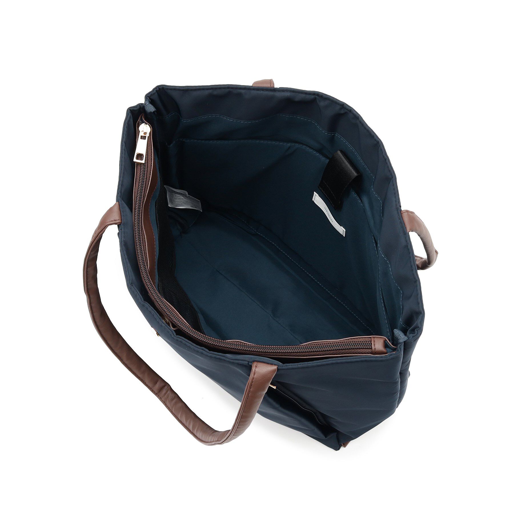 ITS&rsquo;DEMO「【12ポケット／PC対応】合皮コンビA4トート」|トートバッグ|