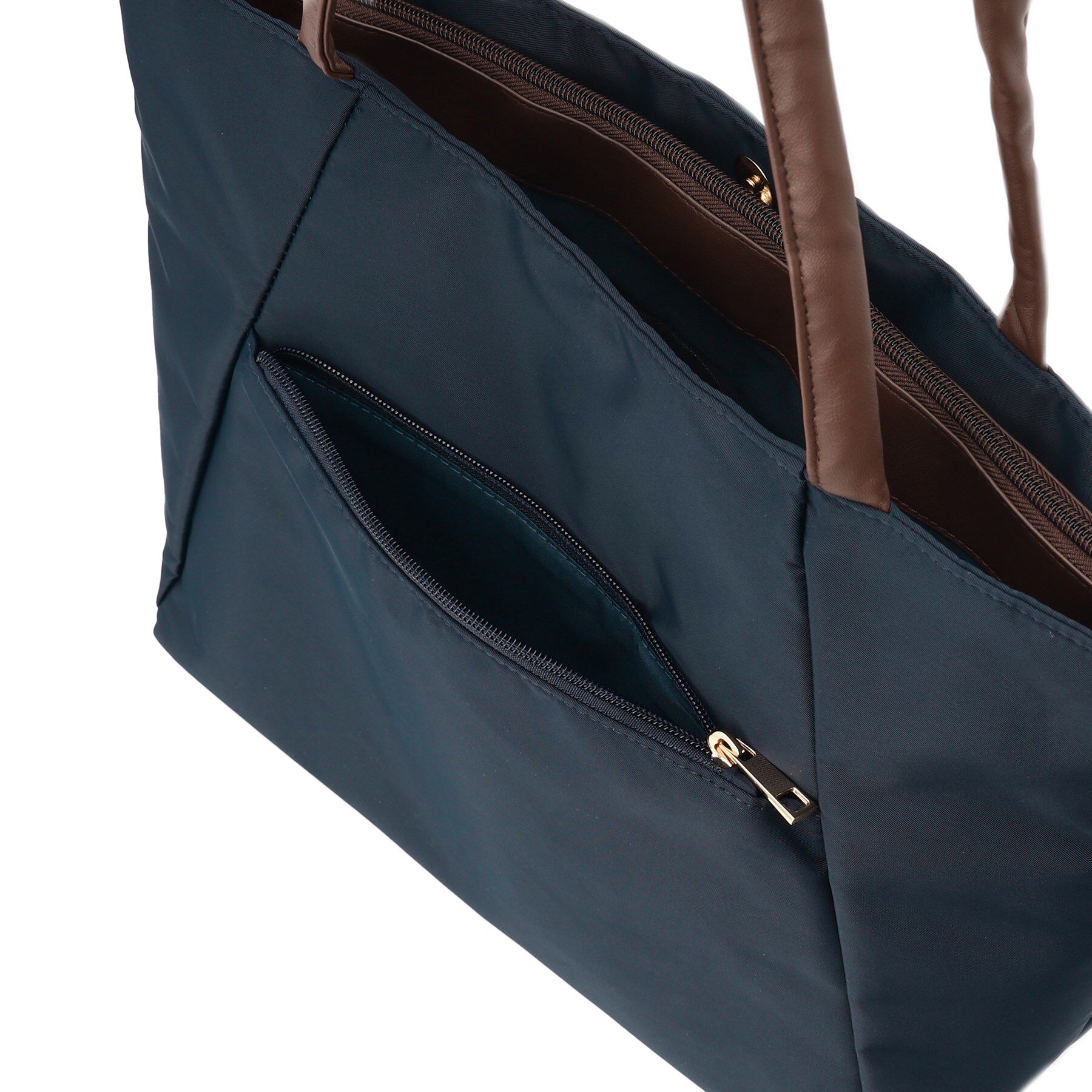 ITS&rsquo;DEMO「【12ポケット／PC対応】合皮コンビA4トート」|トートバッグ|