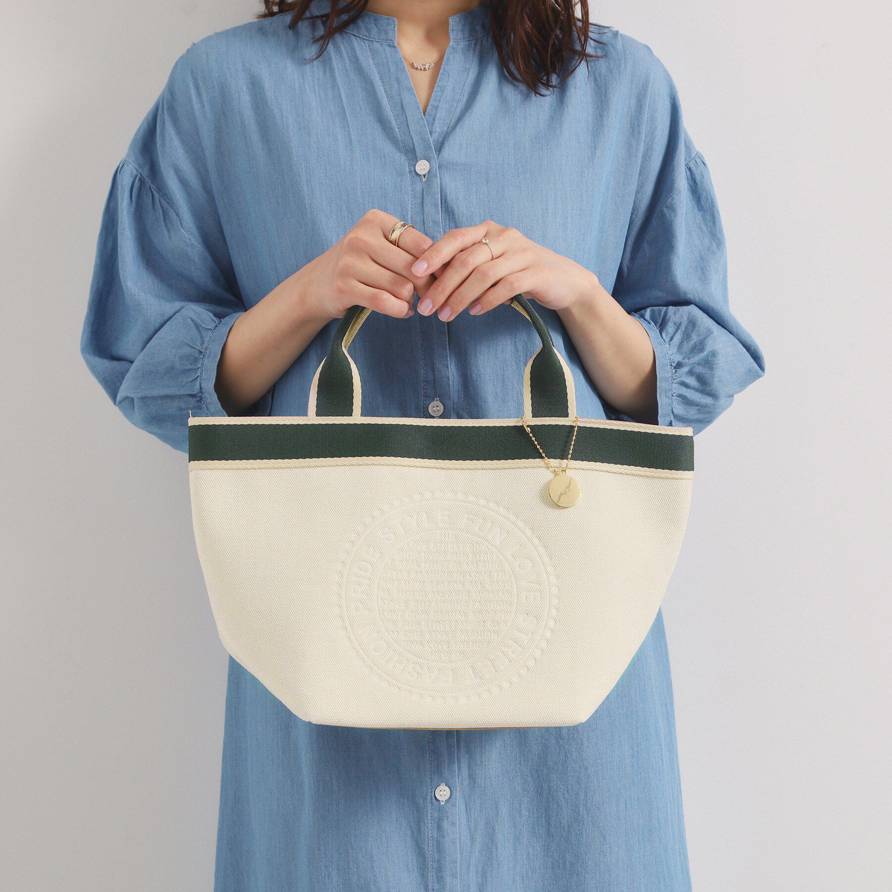 ITS&rsquo;DEMO「舟形トート」|トートバッグ|アイボリー(004)