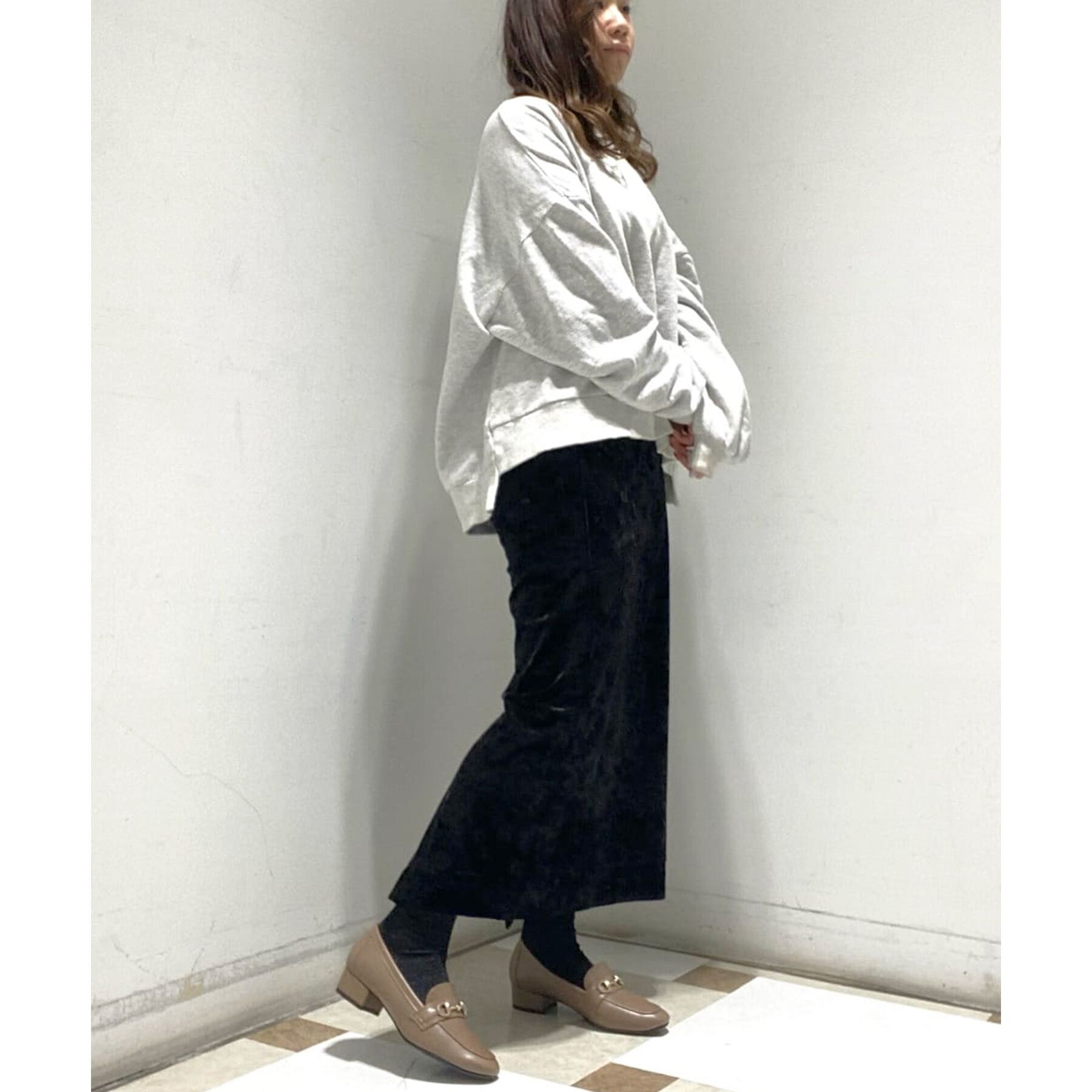 ESPERANZA「スクエアトゥローファー レイン対応」|パンプス|