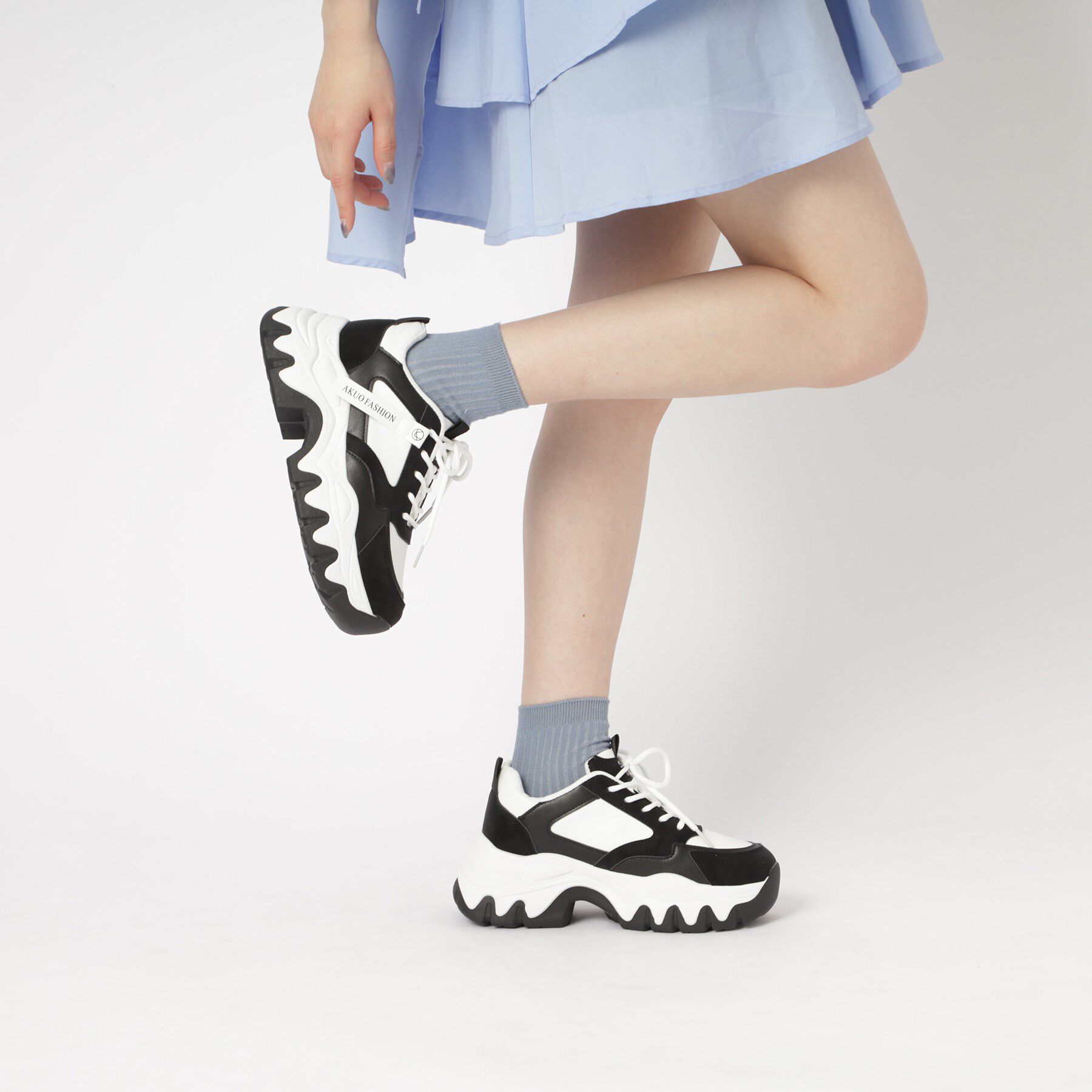 csT&P「厚底凸凹ソールスニーカー」|スニーカー|