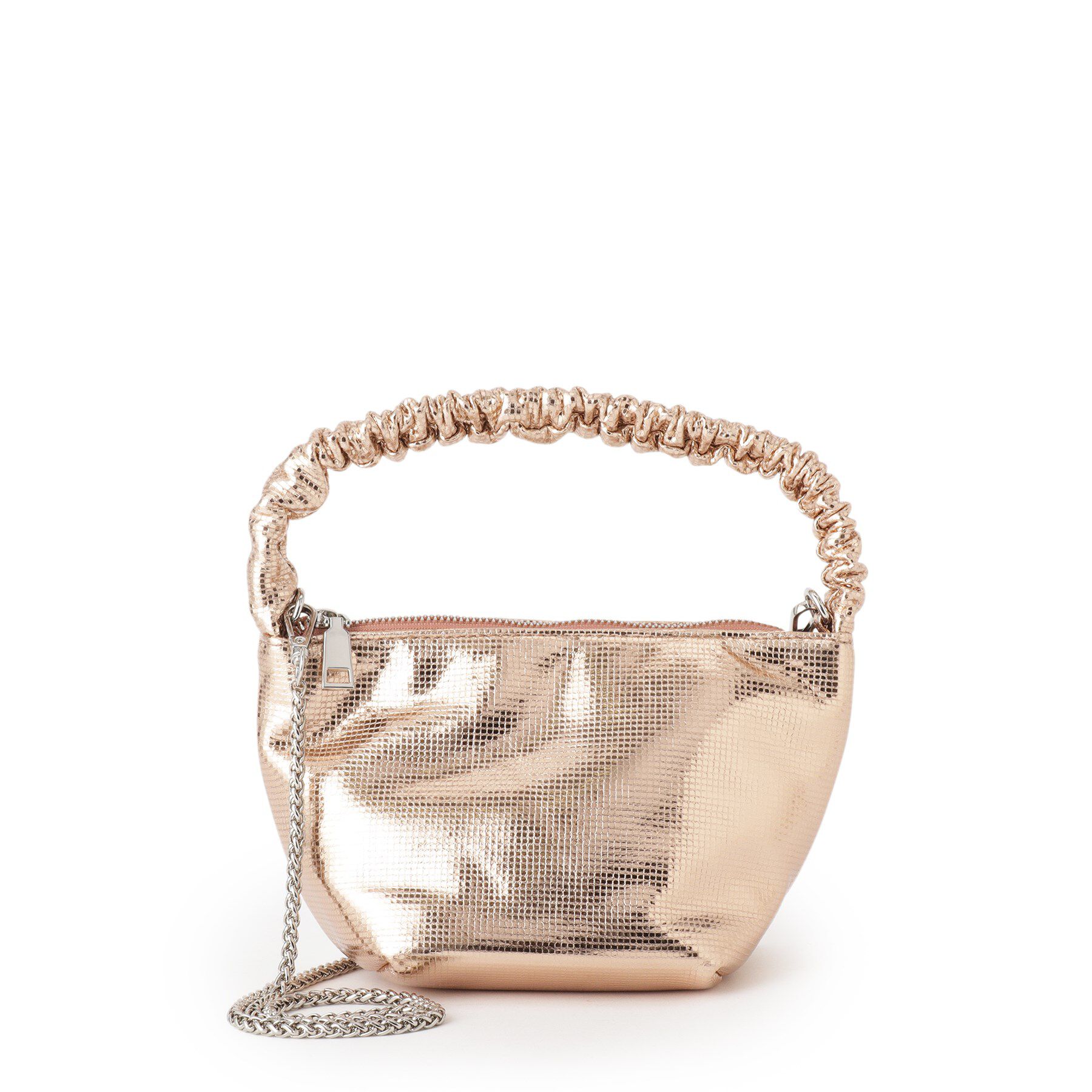 ESPERANZA「ギャザーハンドルメタリックミニショルダー」|ショルダー・メッセンジャー|ピンク(072)