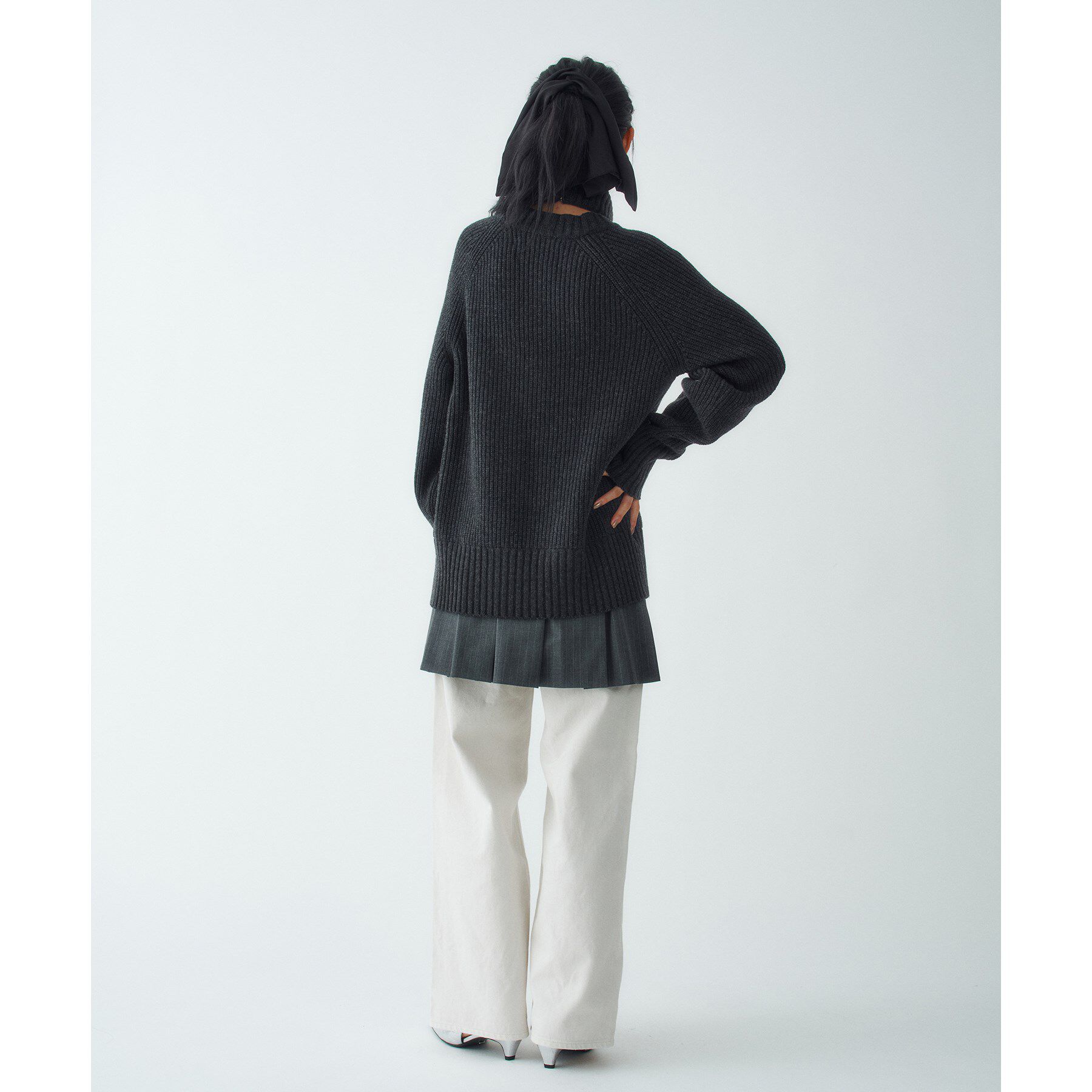 CODE A「dual form zip knit」|カーディガン|