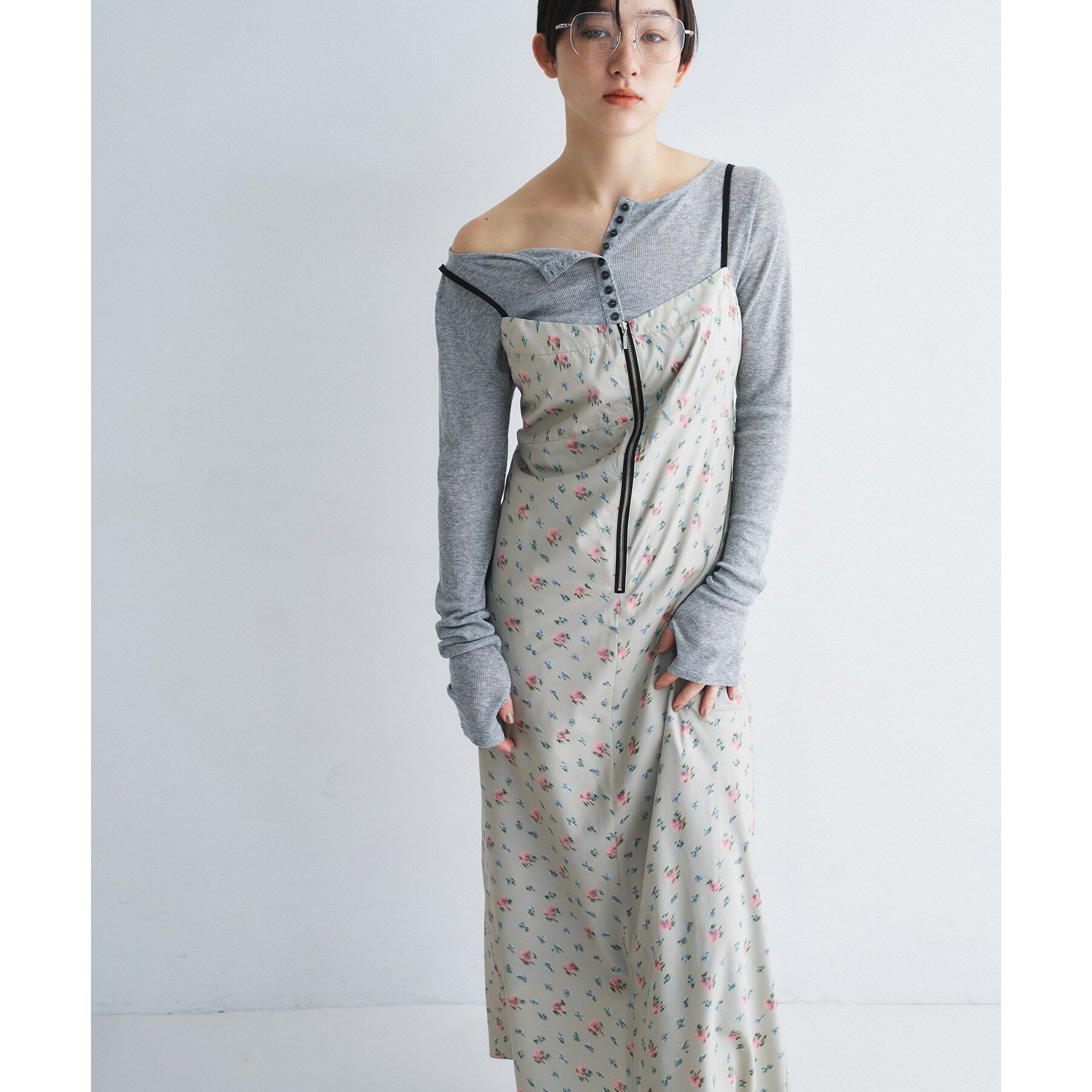 CODE A「flower cami dress」|ワンピース|
