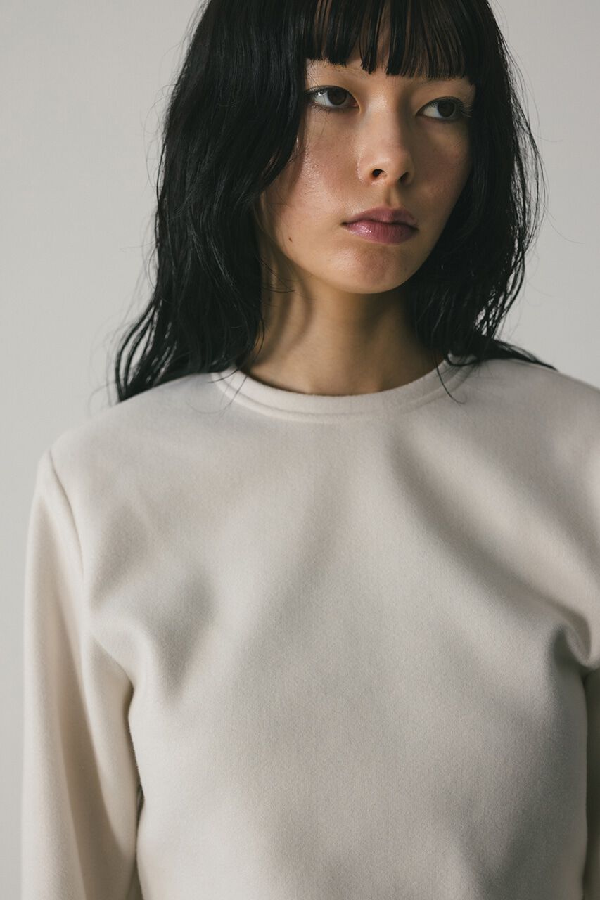 STYLEMIXER「ストレッチメルトンショートトップ」|シャツ・ブラウス|