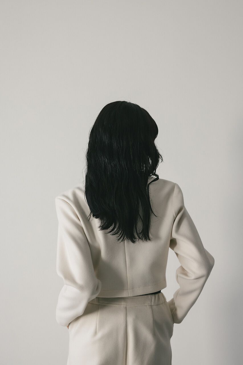 STYLEMIXER「ストレッチメルトンショートトップ」|シャツ・ブラウス|