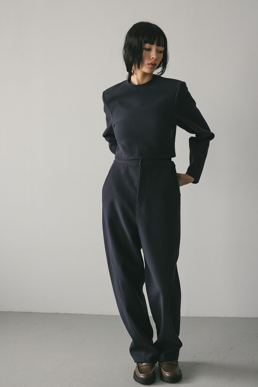 STYLEMIXER「ストレッチメルトンショートトップ」|シャツ・ブラウス|