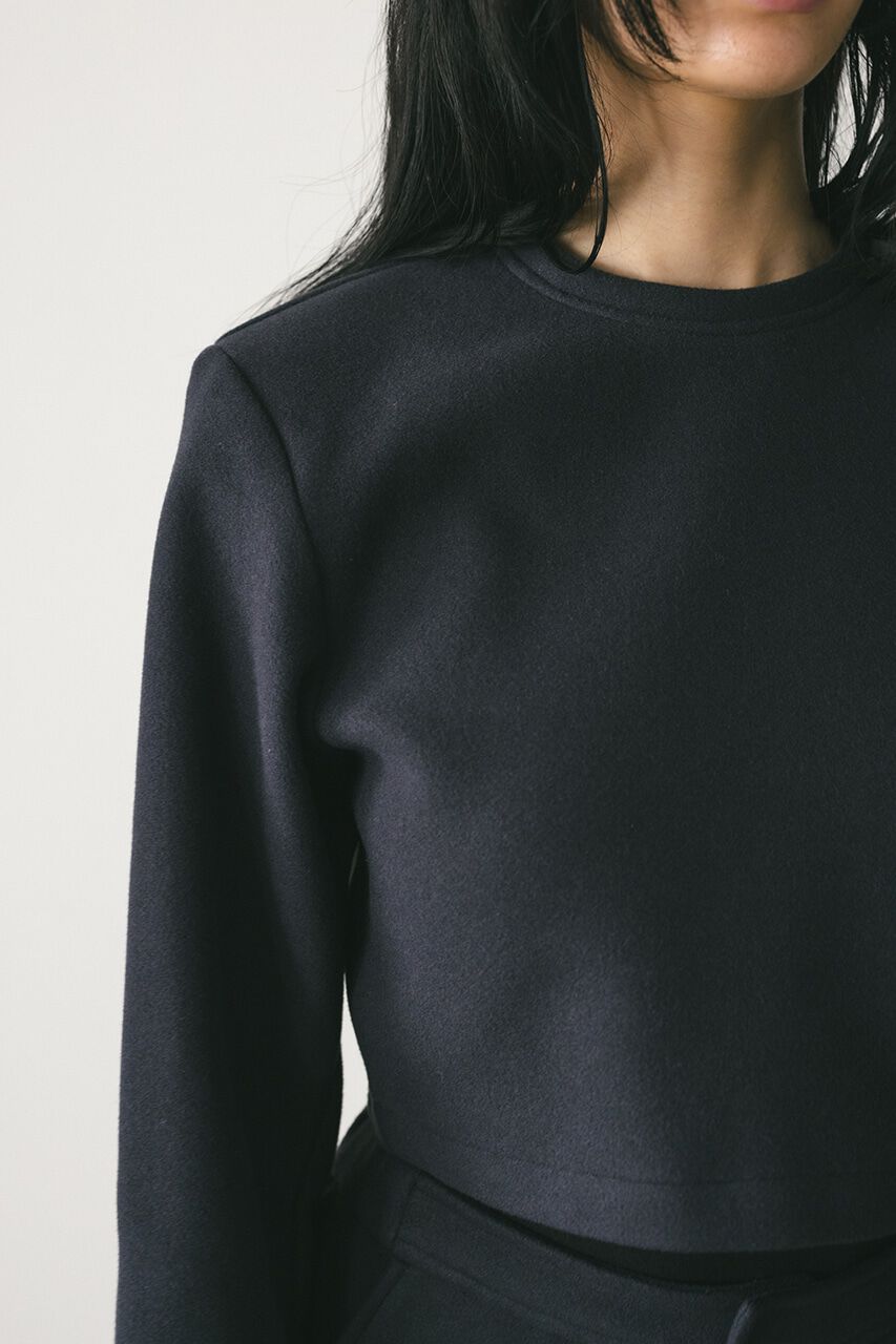 STYLEMIXER「ストレッチメルトンショートトップ」|シャツ・ブラウス|