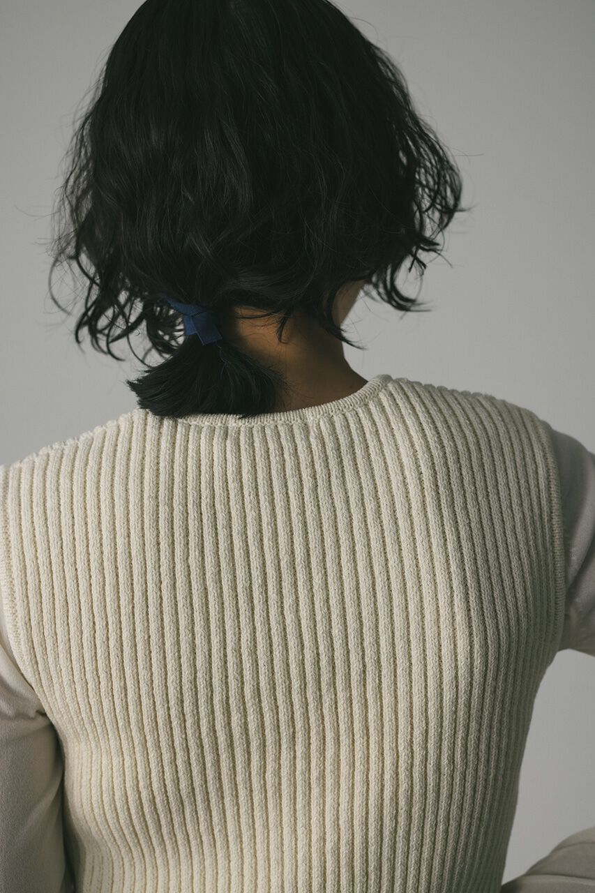 STYLEMIXER「レースアップニットベスト」|タンクトップ|