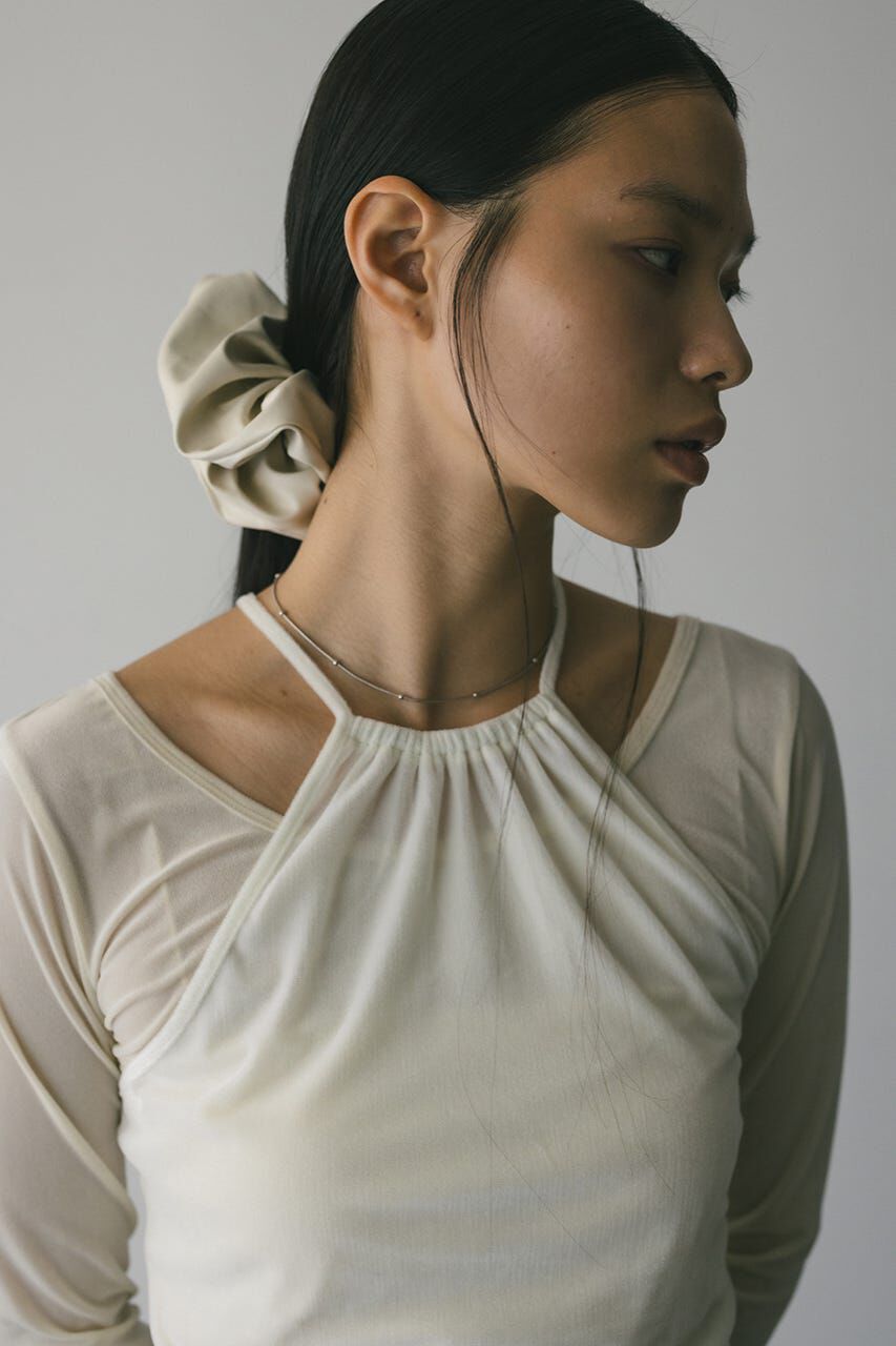 STYLEMIXER「2ピースホルターベロアトップ」|Tシャツ・カットソー|