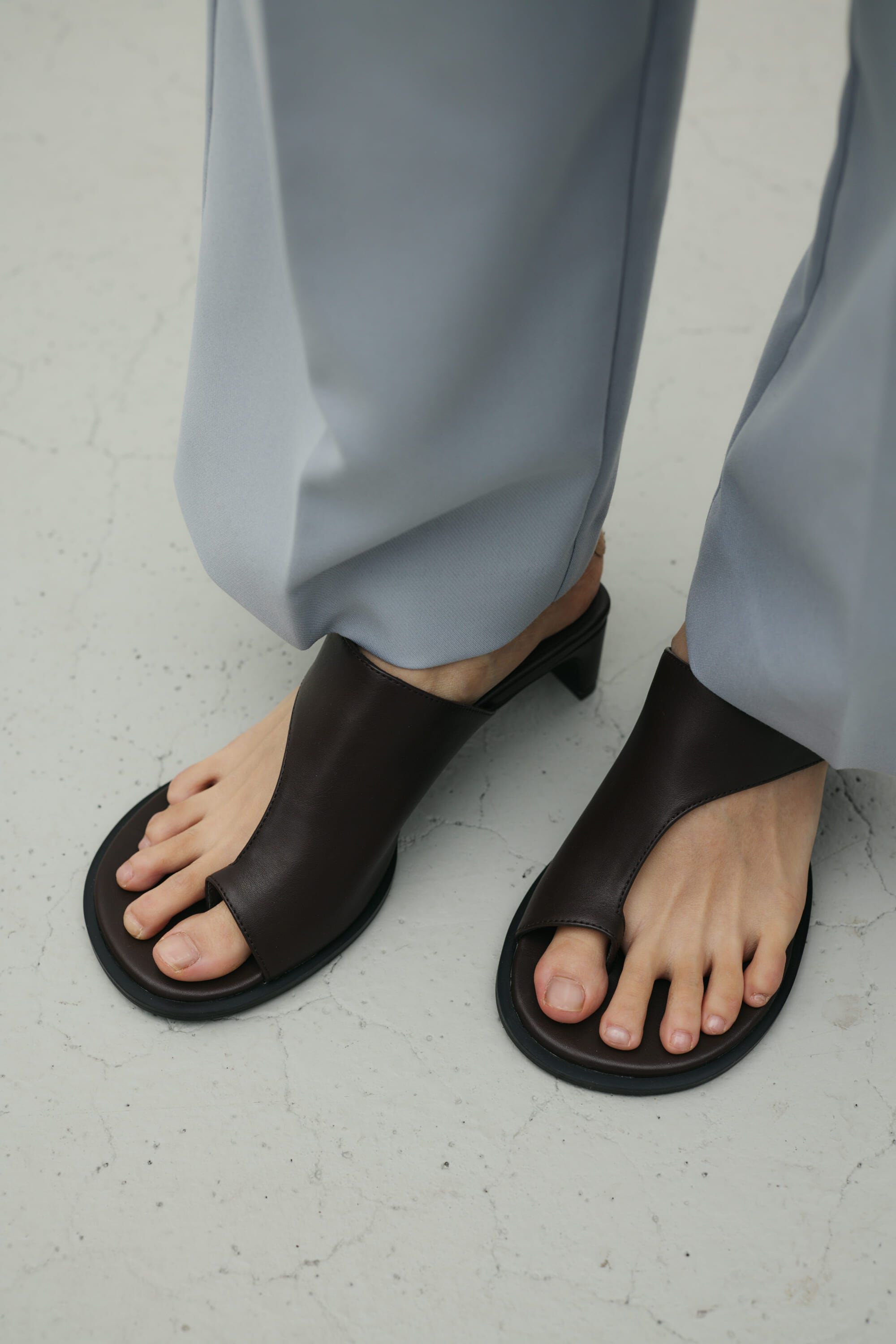 STYLEMIXER「トングヒールサンダル」|サンダル|BRN