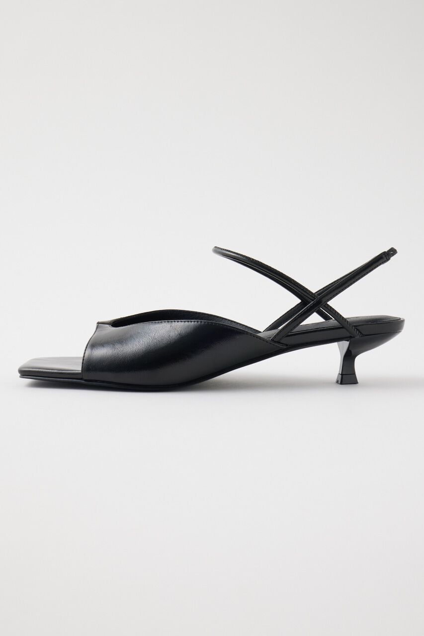 MOUSSY「SQUARE TOE THONG サンダル」|サンダル|BLK