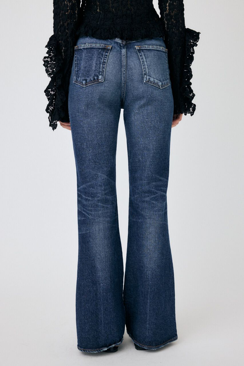 MOUSSY「MVS D/BLU FLARE」|デニム|