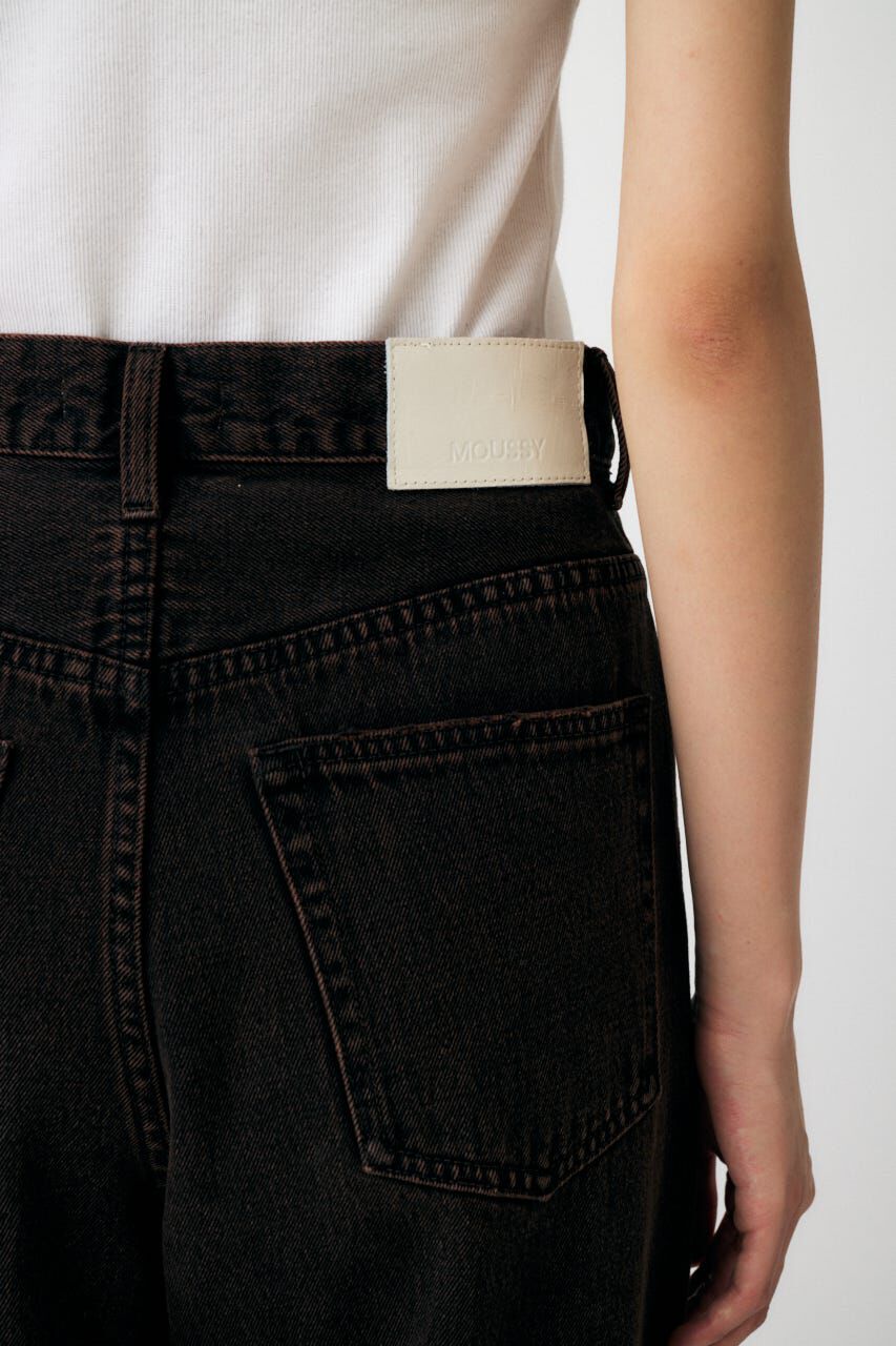 MOUSSY「MIDRISE LOOSE テーパード」|デニム|