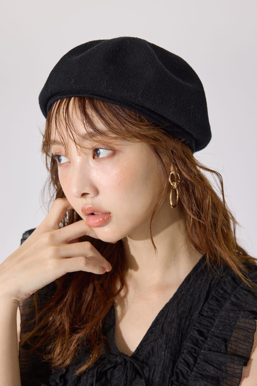 rienda「メッシュコットンベレー帽」|その他|