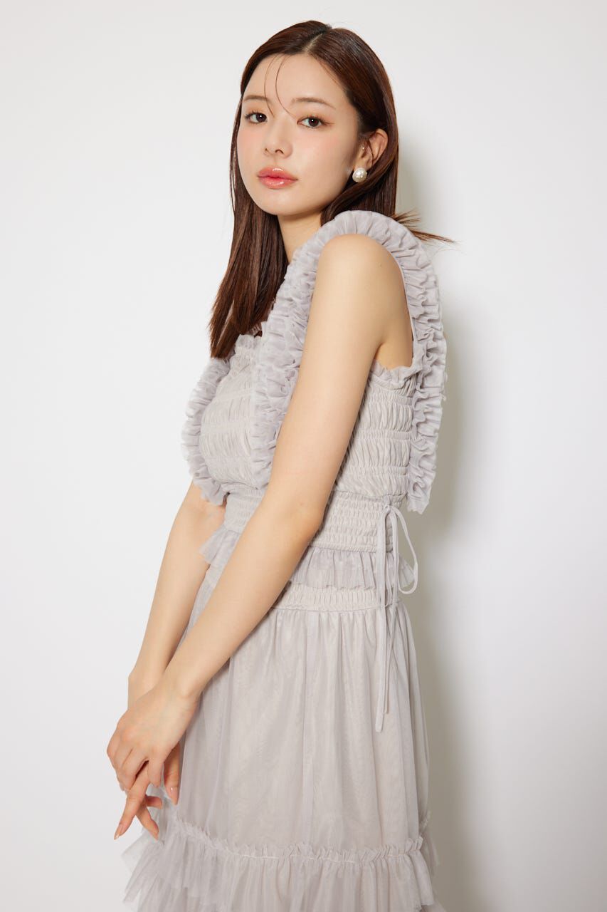 rienda「シアーチュールフリルブラウス」|シャツ・ブラウス|