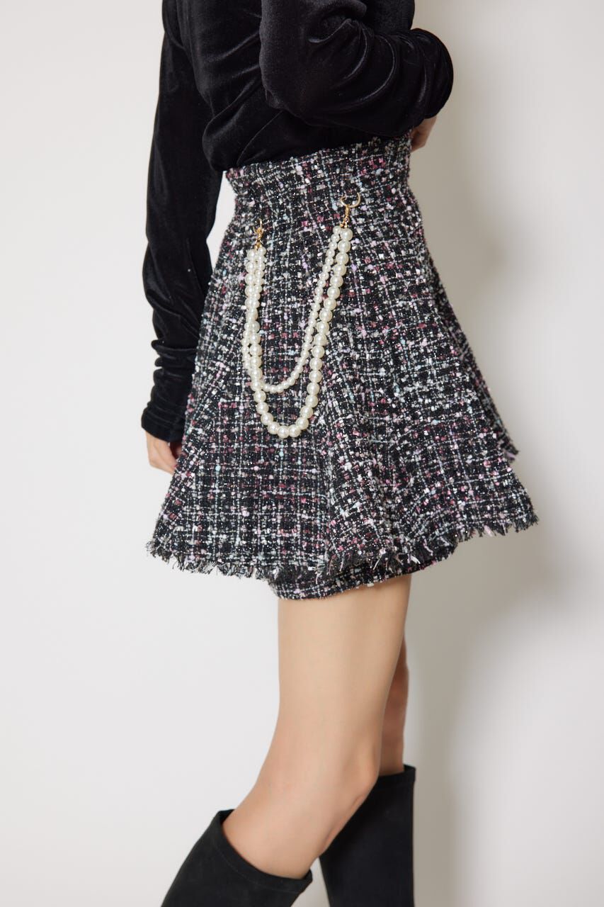 rienda「ツイードフレアスコートショートパンツ」|その他|