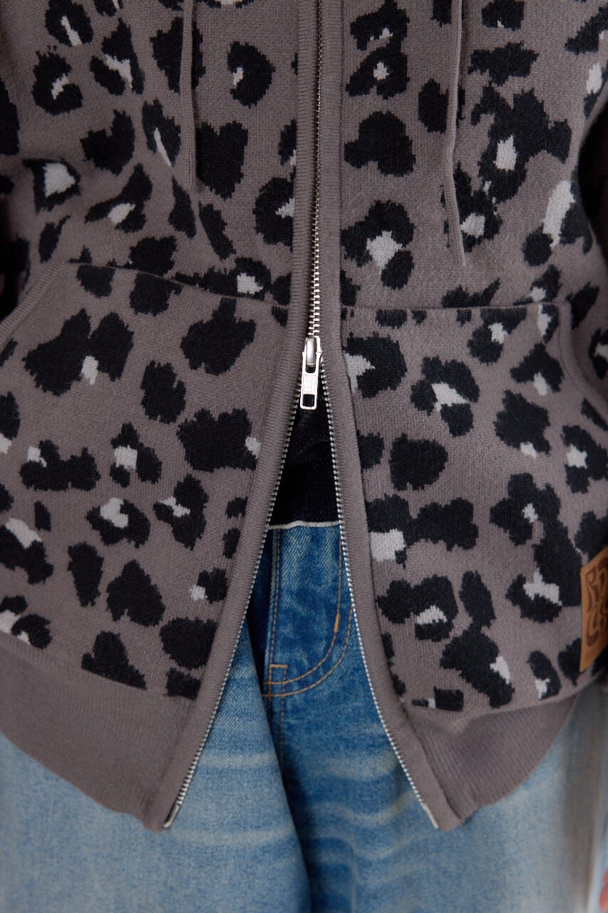 RODEO CROWNS「ジャガードニットジップパーカー」|パーカー|