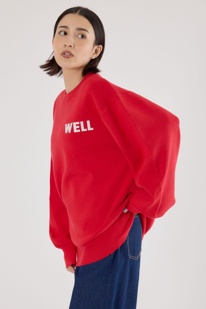 RODEO CROWNS「フェルトアップリケニットトップス」|ニット・セーター|