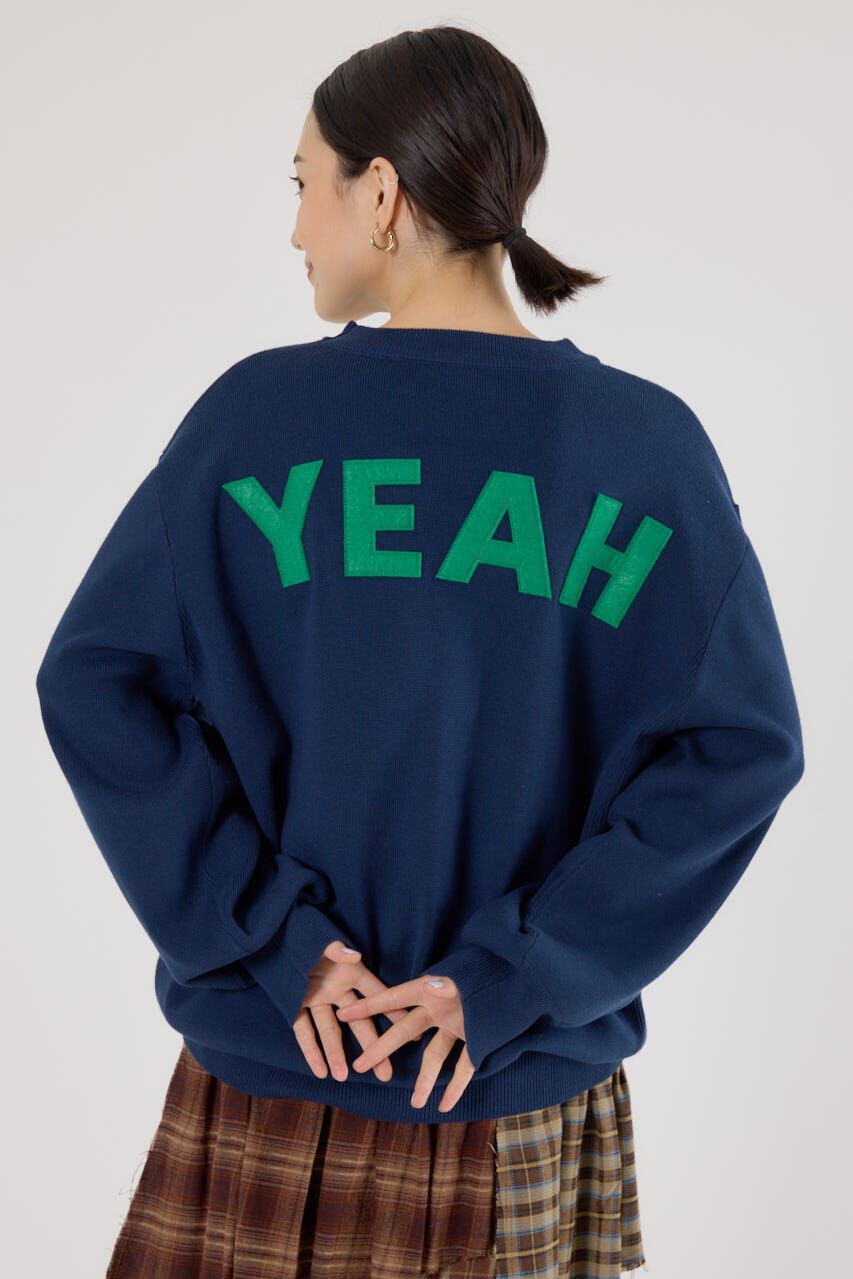 RODEO CROWNS「フェルトアップリケニットトップス」|ニット・セーター|