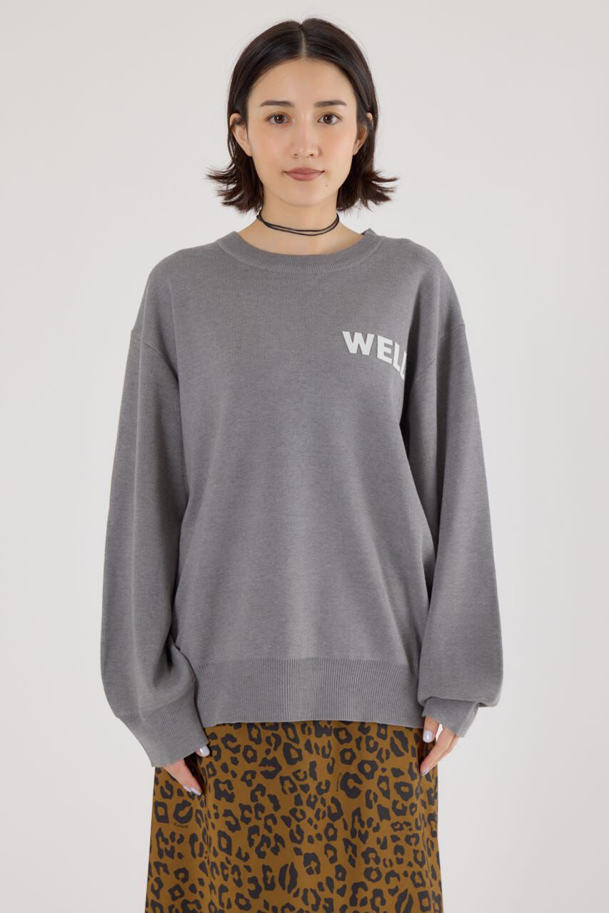 RODEO CROWNS「フェルトアップリケニットトップス」|ニット・セーター|