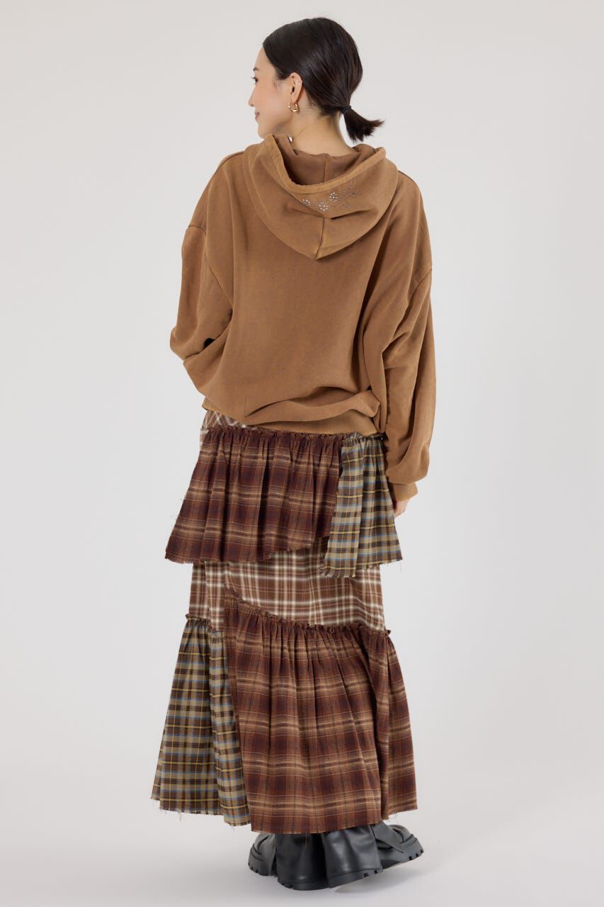 RODEO CROWNS「ランダムティアードチェックスカート」|スカート|