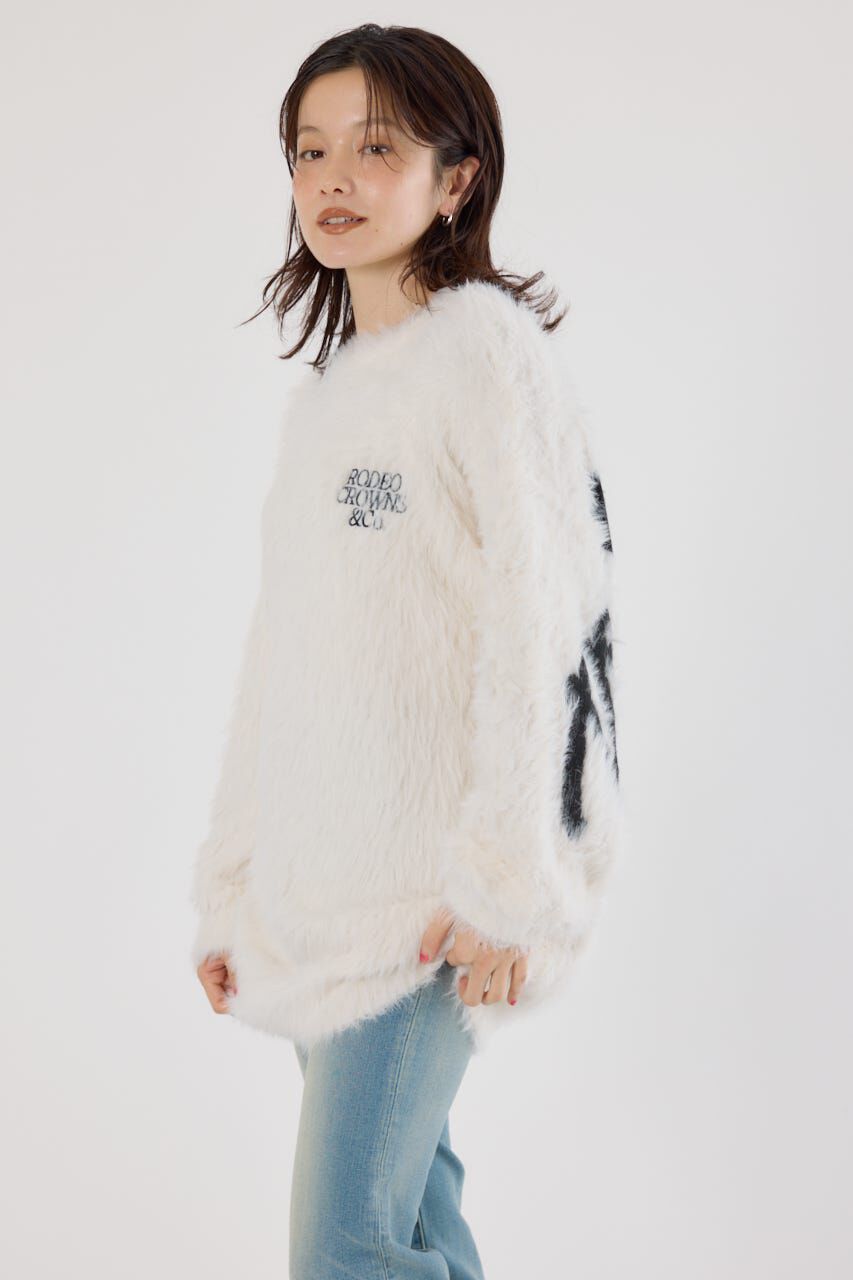 RODEO CROWNS「シャギーロゴニットワンピース」|ワンピース|