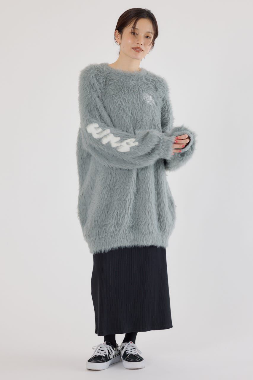 RODEO CROWNS「シャギーロゴニットワンピース」|ワンピース|