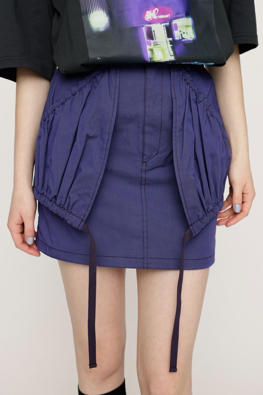 SLY「SHIRRING PK ショートスカート」|スカート|