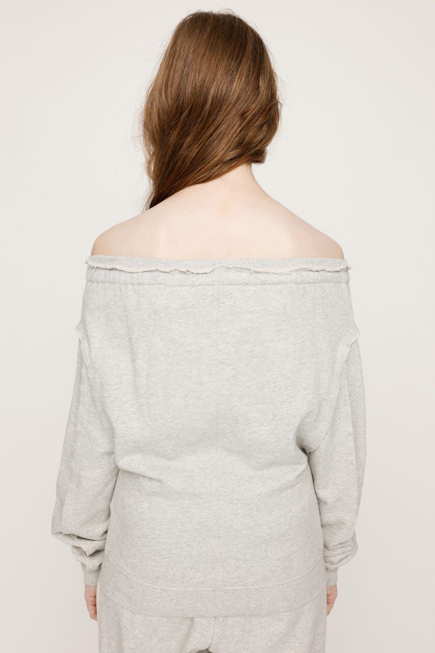 SLY「OFF SHOULDER SWEAT トップス」|パーカー|