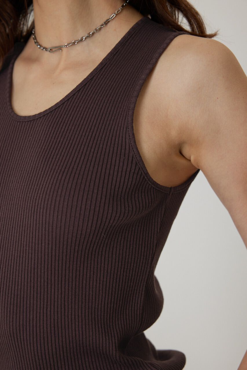 RIM.ARK 「Standard rib tank」|タンクトップ|
