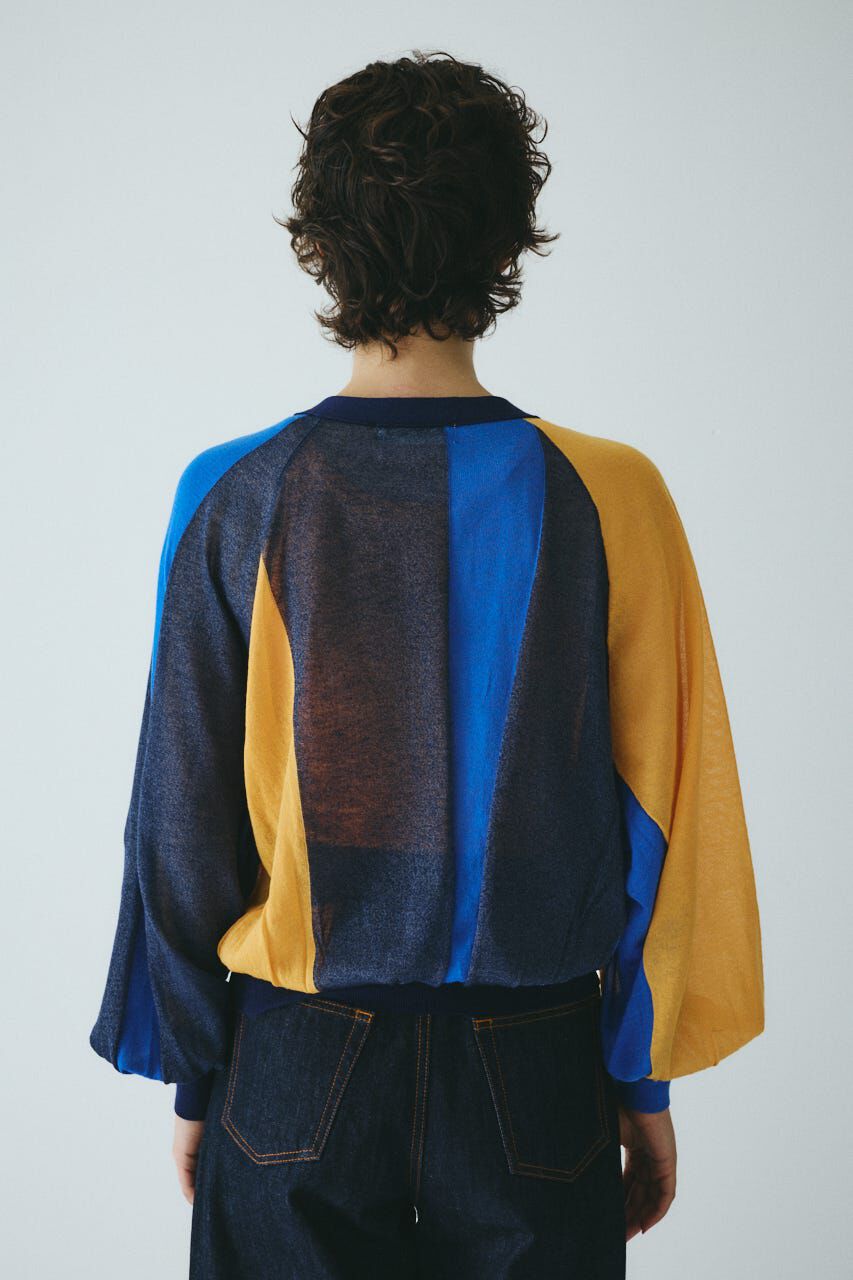 HeRIN.CYE「Sukashi round cardigan」|カーディガン|