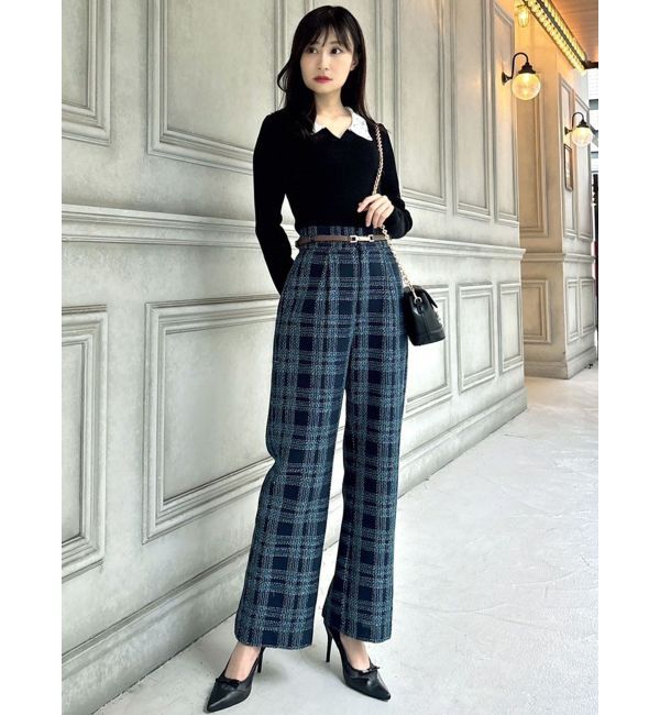 RESEXXY「ツイードワイドパンツ【セットアップ着用可能】」|その他|