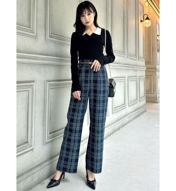 RESEXXY「ツイードワイドパンツ【セットアップ着用可能】」|その他|