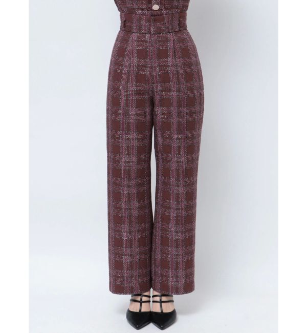 RESEXXY「ツイードワイドパンツ【セットアップ着用可能】」|その他|