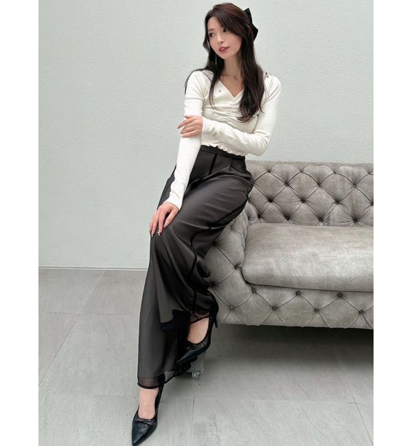 RESEXXY「シアーレイヤードロングパンツ」|その他|